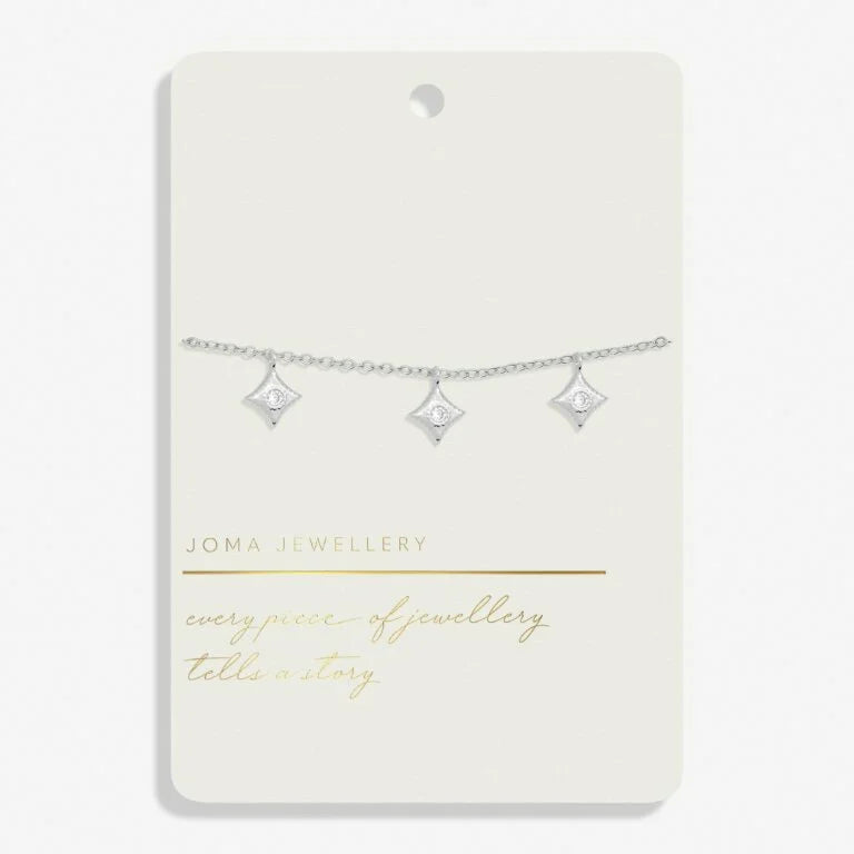 Joma Jewellery Style Stories Scatter Charm Silver Plated Bracelet