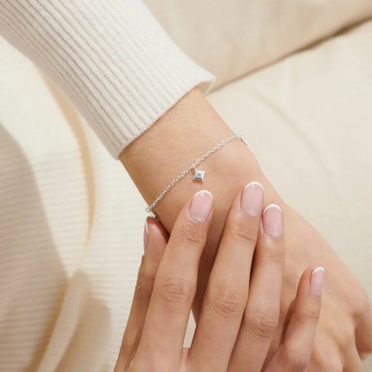 Joma Jewellery Style Stories Scatter Charm Silver Plated Bracelet