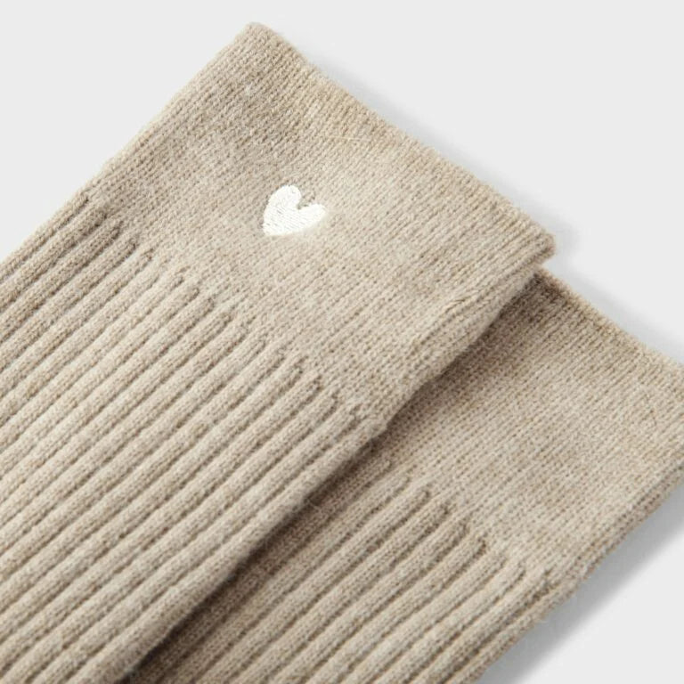 Katie Loxton Gift Boxed Socks Taupe One Size