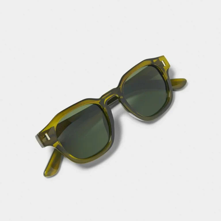 Katie Loxton Milos Sunglasses Olive Transparent