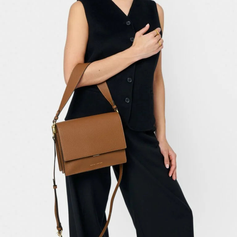Katie Loxton Orla Crossbody Bag Cognac