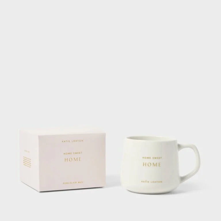 Katie Loxton Porcelain Mug Home Sweet Home 9 cm X 11.5 cm X 11.5 cm