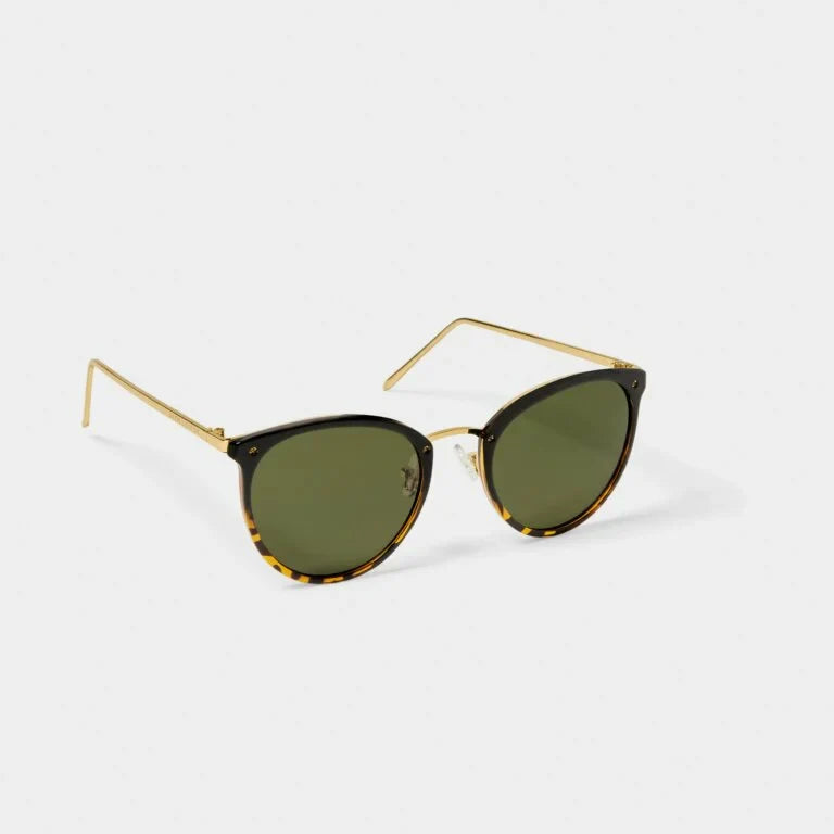 Katie Loxton Santorini Sunglasses Gradient Black Tortoiseshell
