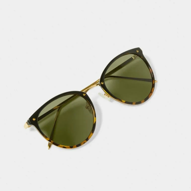 Katie Loxton Santorini Sunglasses Gradient Black Tortoiseshell