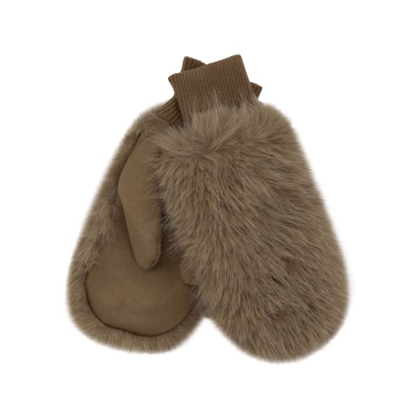 Heritage Traditions Fluffy Gloves - Camel