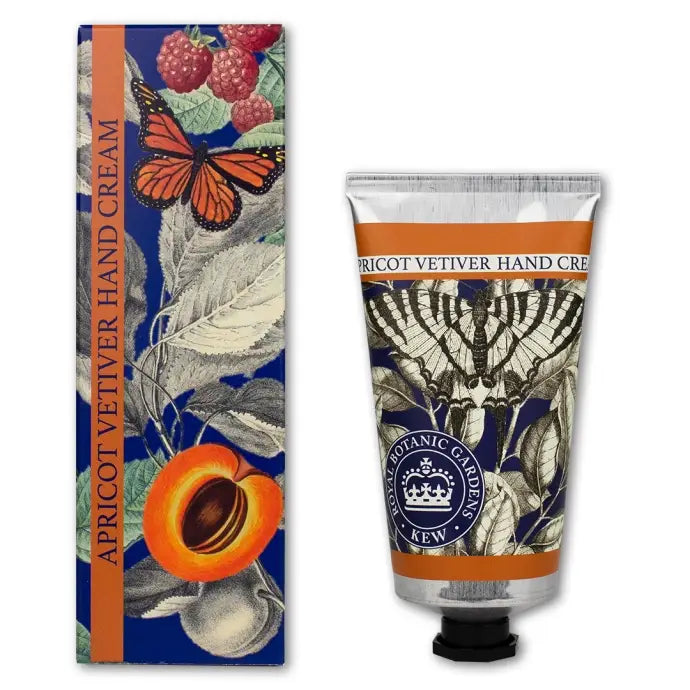 Kew Gardens Hand Cream Apricot Vetiver 75ml