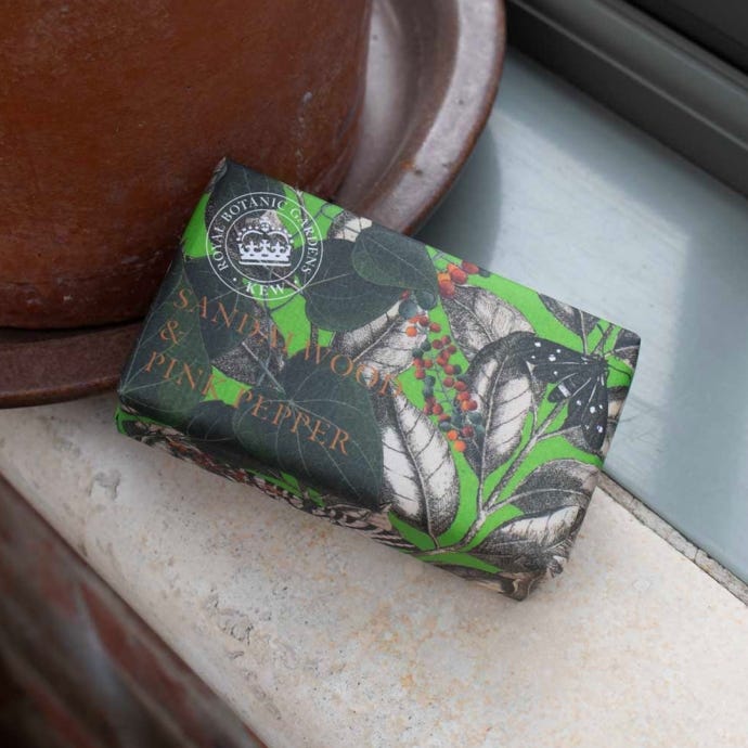 Kew Gardens Sandalwood and Pink Peppercorn Soap Bar