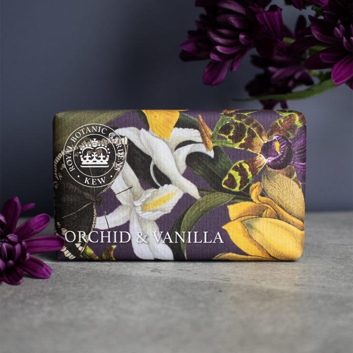 Kew Gardens Orchid & Vanilla Soap Bar