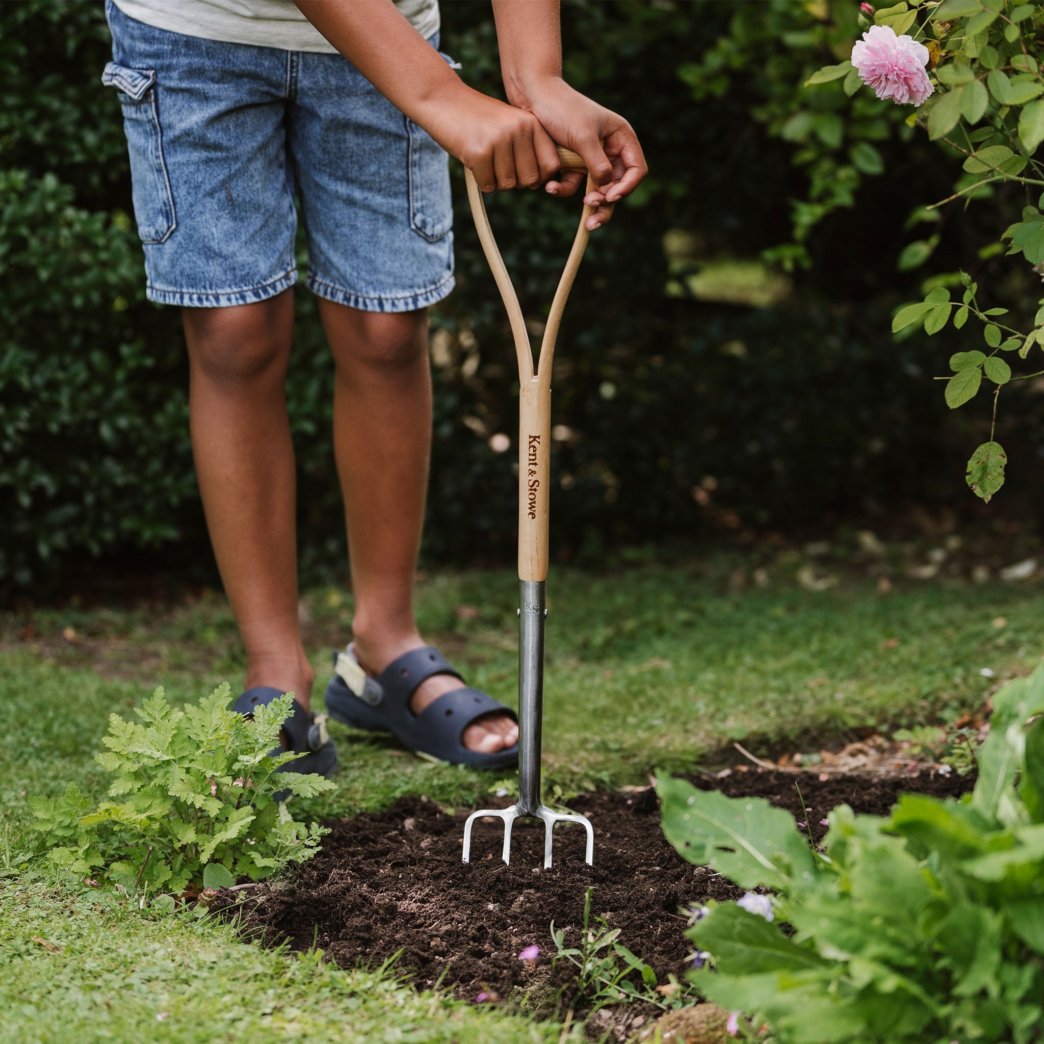Kent & Stowe Kids Stainless Steel Digging Fork