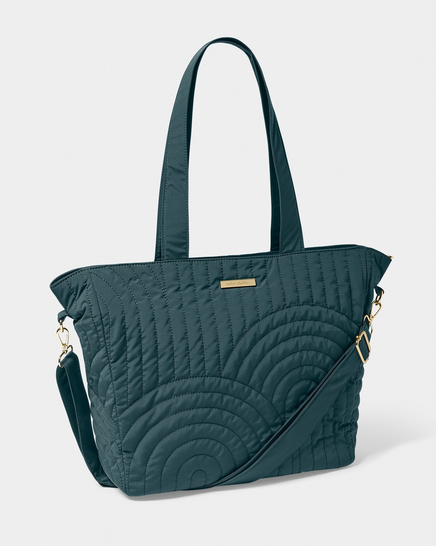 Katie Loxton Quilted Tote Bag Dusty Navy