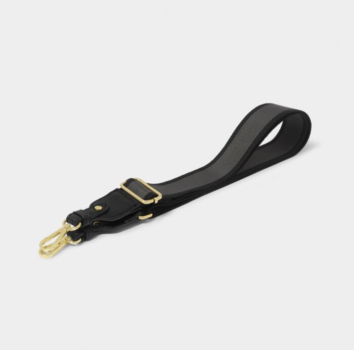 Katie Loxton Canvas Strap Black Stripe
