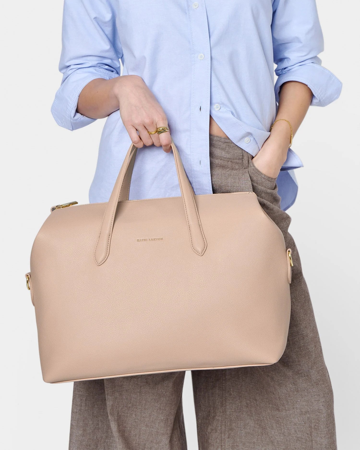 Katie Loxton Milan Cabin Bag Nude Pink