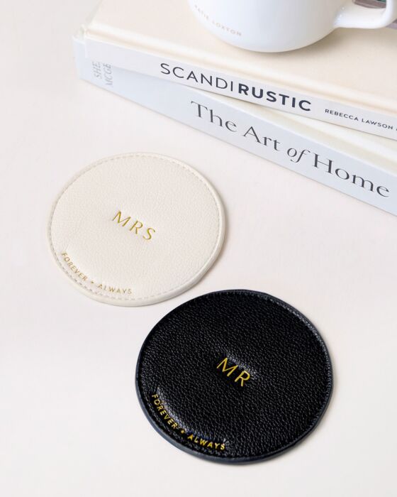 Katie Loxton 'Mr & Mrs' Coaster Set