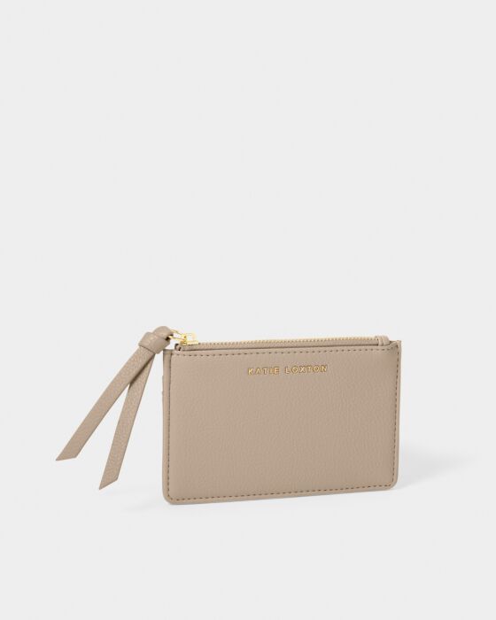 Katie Loxton Hallie Coin & Card Holder Light Taupe