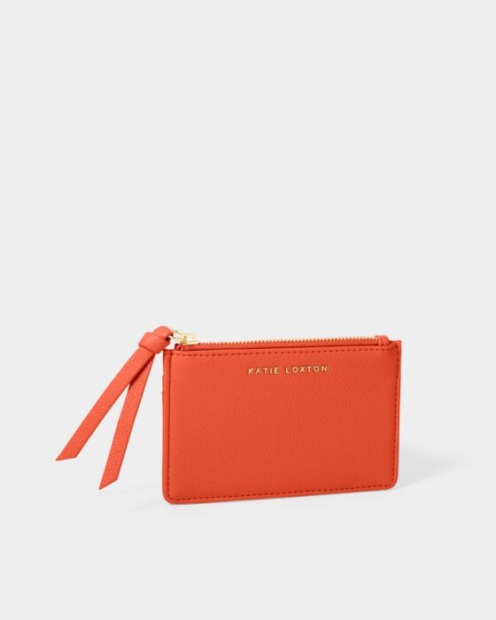 Katie Loxton Hallie Coin & Card Holder Deep Orange