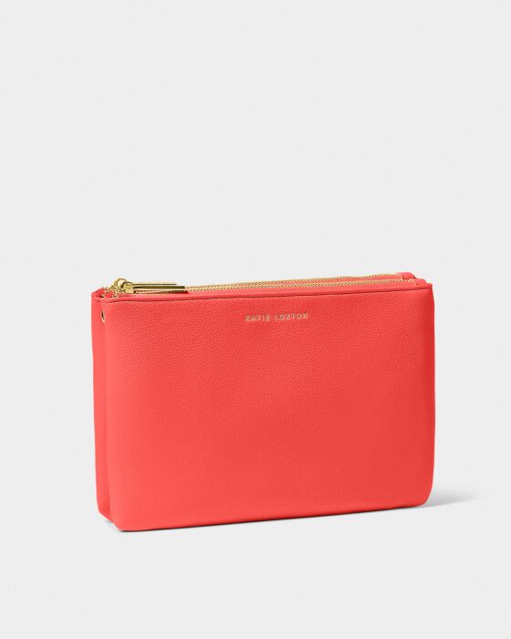 Katie Loxton Duo Pouch Sunset Coral