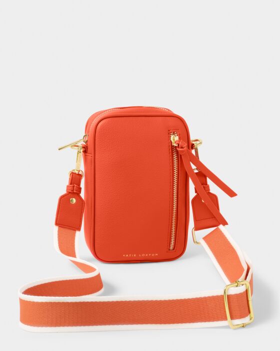Katie Loxton Hallie Small Crossbody Bag Deep Orange