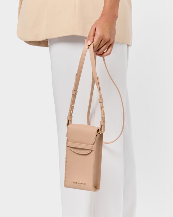Katie Loxton Cece Phone Crossbody Bag Nude Pink