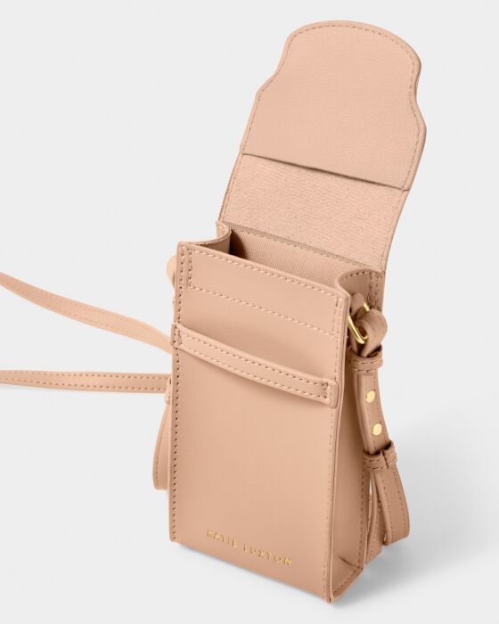 Katie Loxton Cece Phone Crossbody Bag Nude Pink