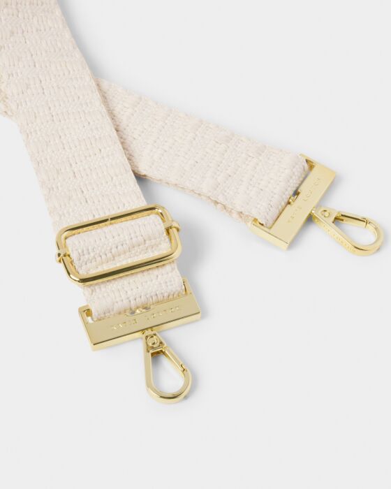Katie Loxton Canvas Strap Ecru Zig Zag