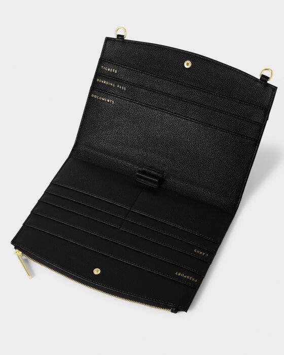 Katie Loxton Travel Organiser Crossbody Black