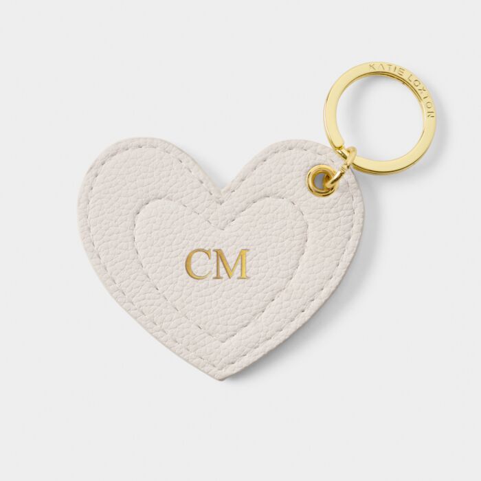 Katie Loxton From The Heart Boxed Keyring Mum Off White/ Peony Blush