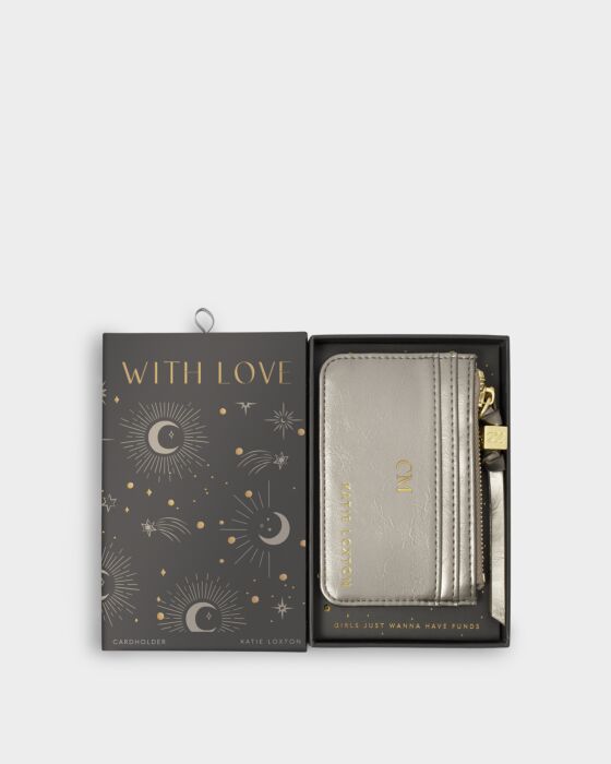 Katie Loxton Gift Boxed Coin & Cardholder Pewter