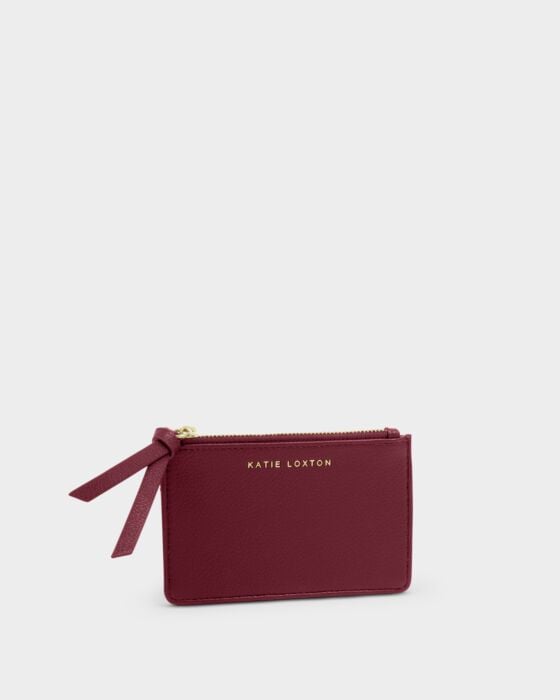 Katie Loxton Hallie Coin & Card Holder Cherry