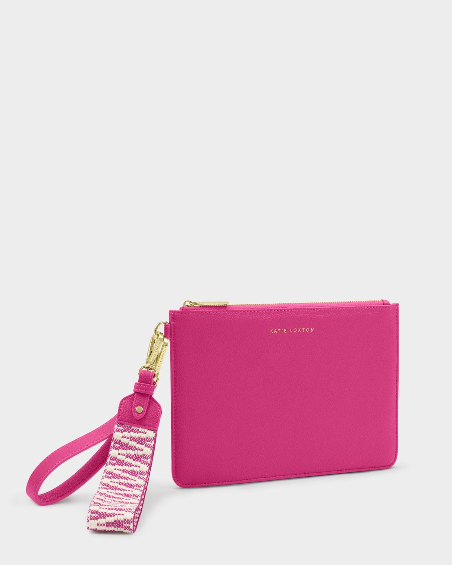 Katie Loxton Hallie Wristlet Pouch Fuchsia