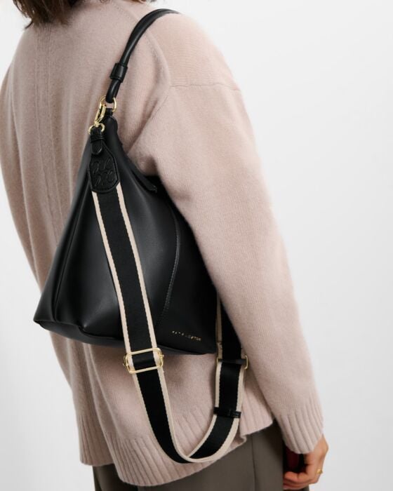 Katie Loxton Hallie Satchel Bag Black