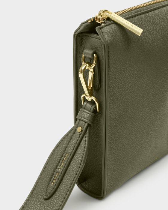 Katie Loxton Avery Slim Crossbody Bag Khaki