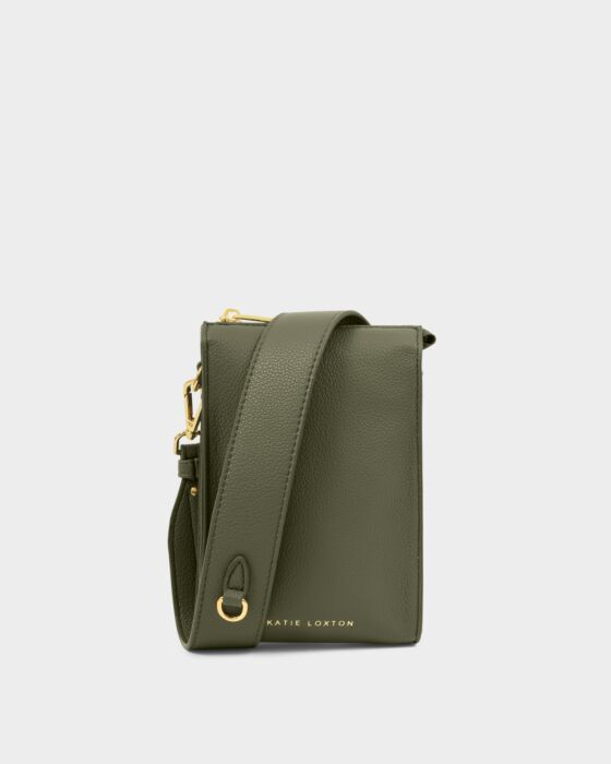 Katie Loxton Avery Slim Crossbody Bag Khaki