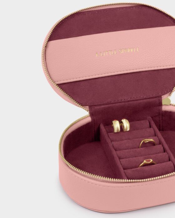 Katie Loxton Oval Jewellery Boa Little Sparkle Rose Pink