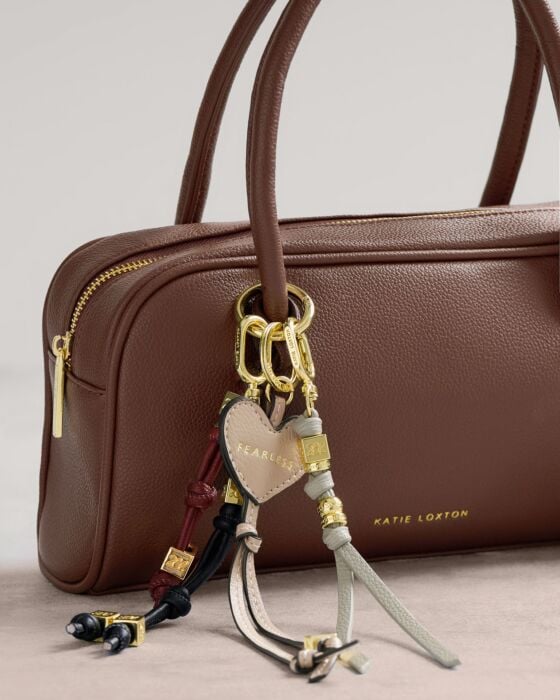 Katie Loxton Gia Bag Charm Keyring Cherry