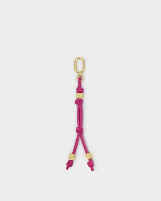 Katie Loxton Gia Bag Charm Keyring Fuchsia