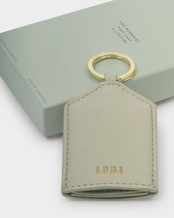 Katie Loxton Hidden Photo Keyring Mum Green Mist 7.5cm X 5.5cm
