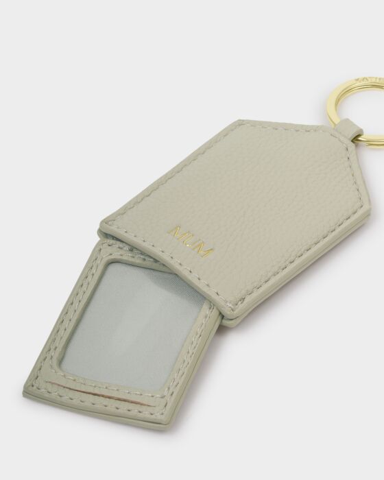 Katie Loxton Hidden Photo Keyring Mum Green Mist 7.5cm X 5.5cm