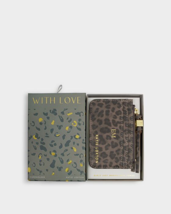 Katie Loxton Gift Boxed Coin & Cardholder Leopard