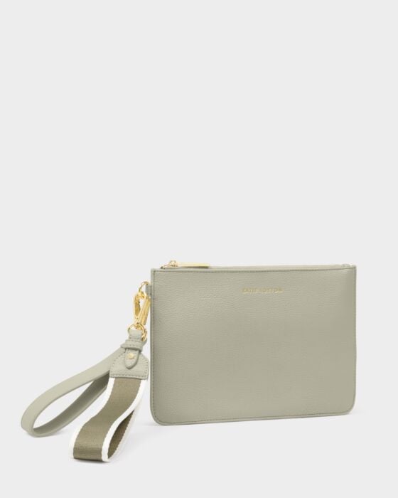 Katie Loxton Hallie Wristlet Pouch Green Mist