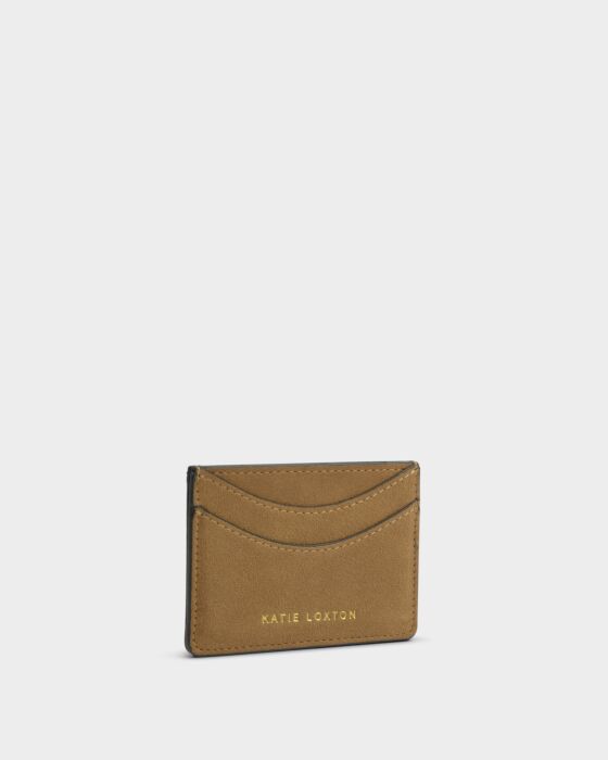 Katie Loxton Alba Cardholder Caramel Suedette