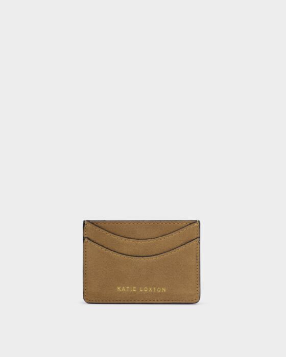 Katie Loxton Alba Cardholder Caramel Suedette