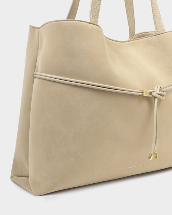 Katie Loxton Lori Suedette Tote Bag Desert Sand
