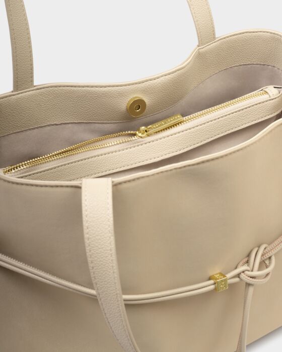 Katie Loxton Lori Suedette Tote Bag Desert Sand