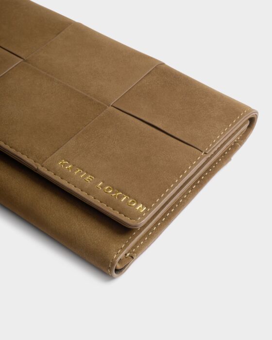 Katie Loxton Taya Woven Purse Caramel