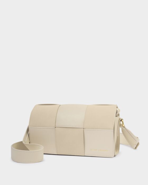 Katie Loxton Taya Suedette Crossbody Bag Off White