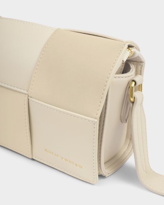 Katie Loxton Taya Suedette Crossbody Bag Off White