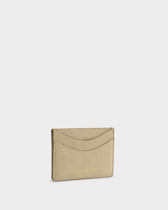 Katie Loxton Alba Cardholder Desert Sand Suedette
