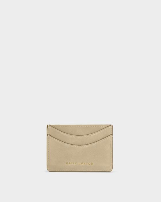 Katie Loxton Alba Cardholder Desert Sand Suedette