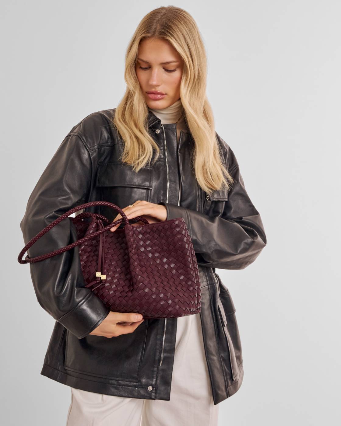 Katie Loxton Nova Small Shoulder Tote Bag Cherry