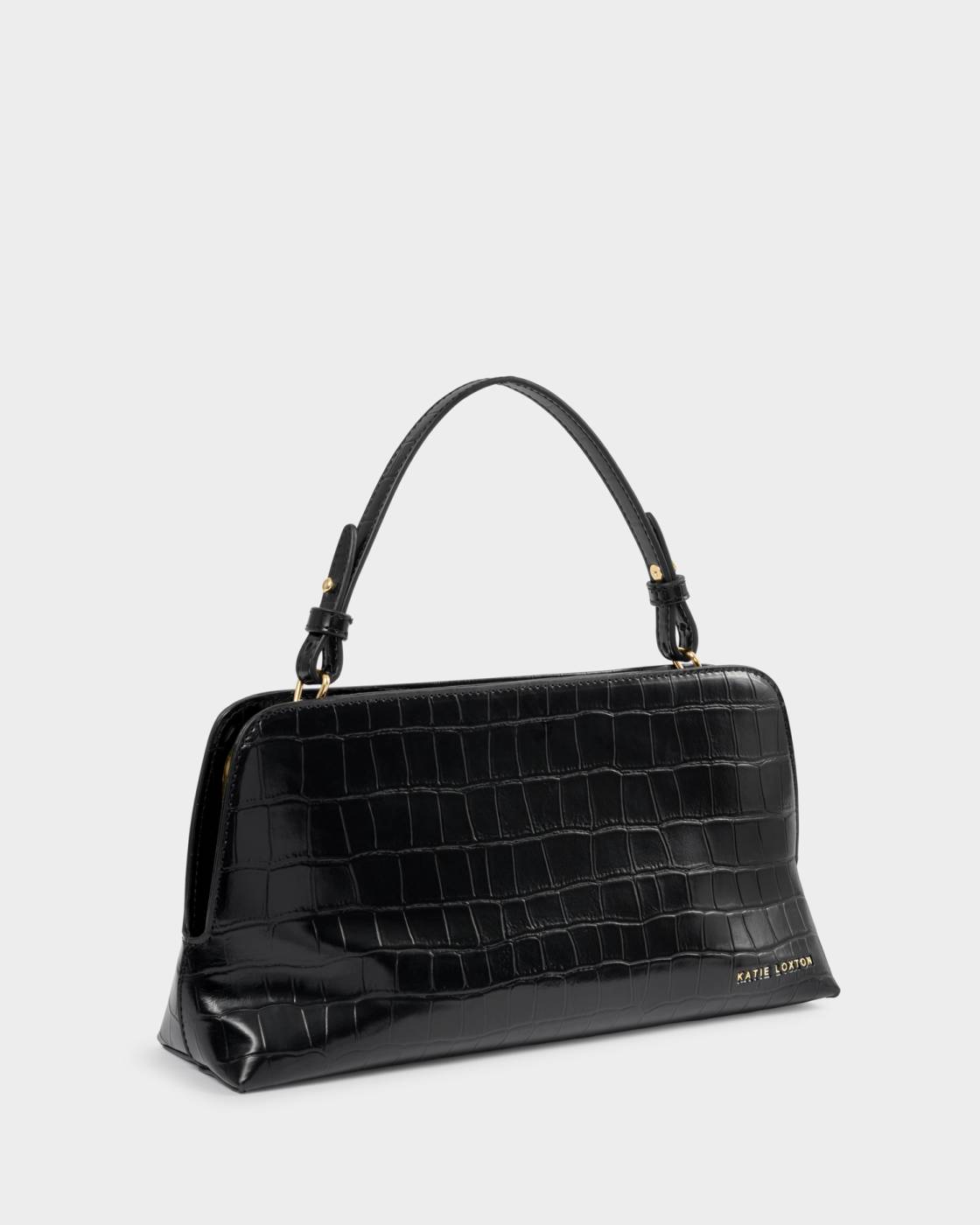 Katie Loxton Estelle Multiway Bag Black Faux Croc